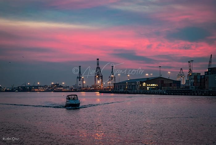 Sunset in Docklands
